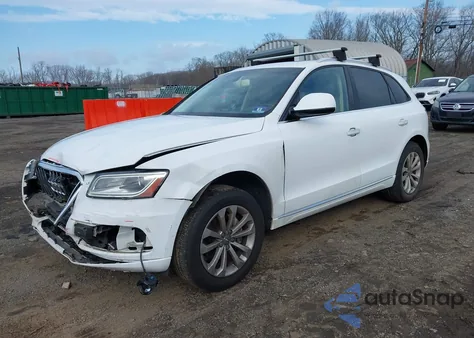 2016 Audi Q5 2.0T Premium from USA, damaged, VIN WA1C2AFP0GA049585